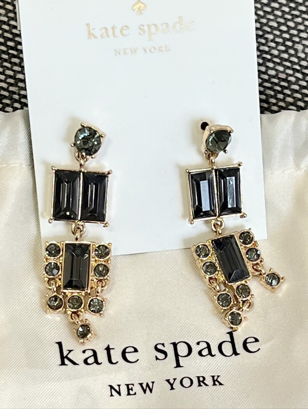New Kate Spade Geometric Drop earrings